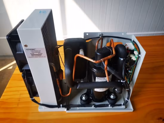 中国メーカー DC 24V 1000W ミニ冷凍液体チラー モジュール ユニット EV バッテリー冷却チラー